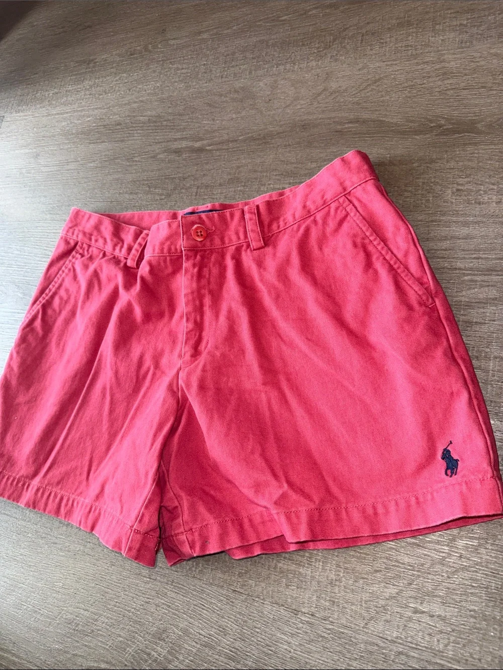Ralph Lauren Sport Women Chino Shorts 6 Caramel Pink Nantucket Red
